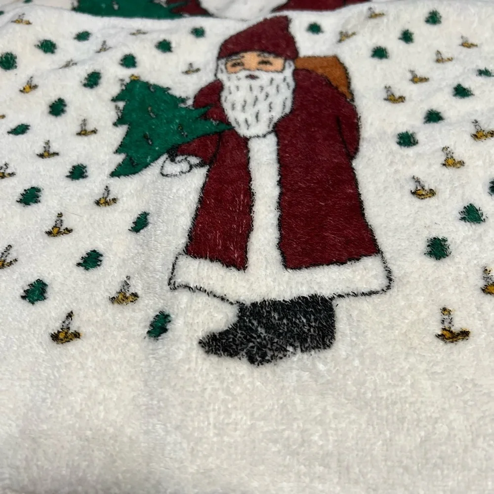 Vintage Christmas Santa Hand & Bath Towels